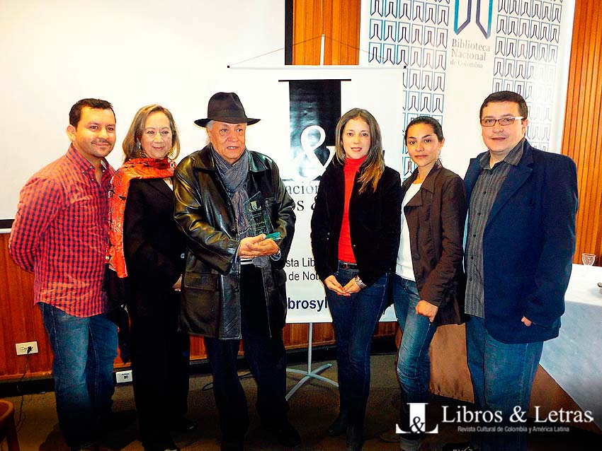 Jorge Eliécer Pardo. X Premio Nacional de Literatura Libros y Letras 2013